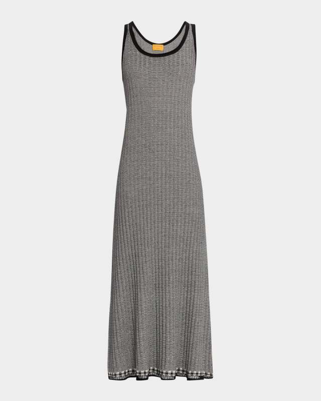 Fine Stripe Maxi Dress